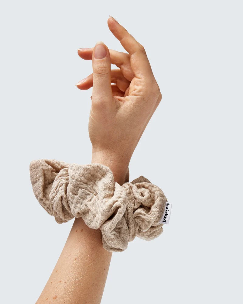 Cotton Scrunchies, XXL, 3-Pack, Coffee - Image 4