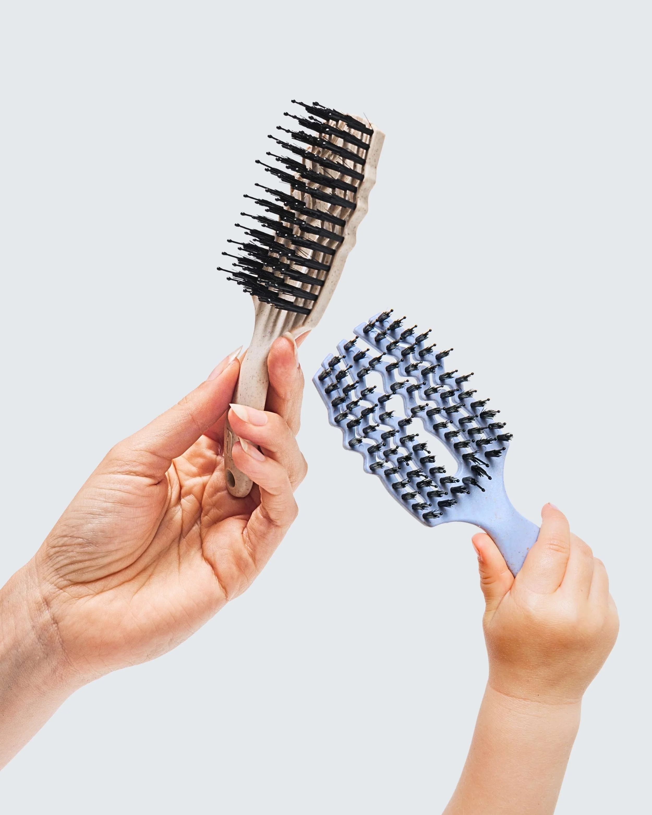 Curved Flex Detangler, Small, Blurple - Image 5