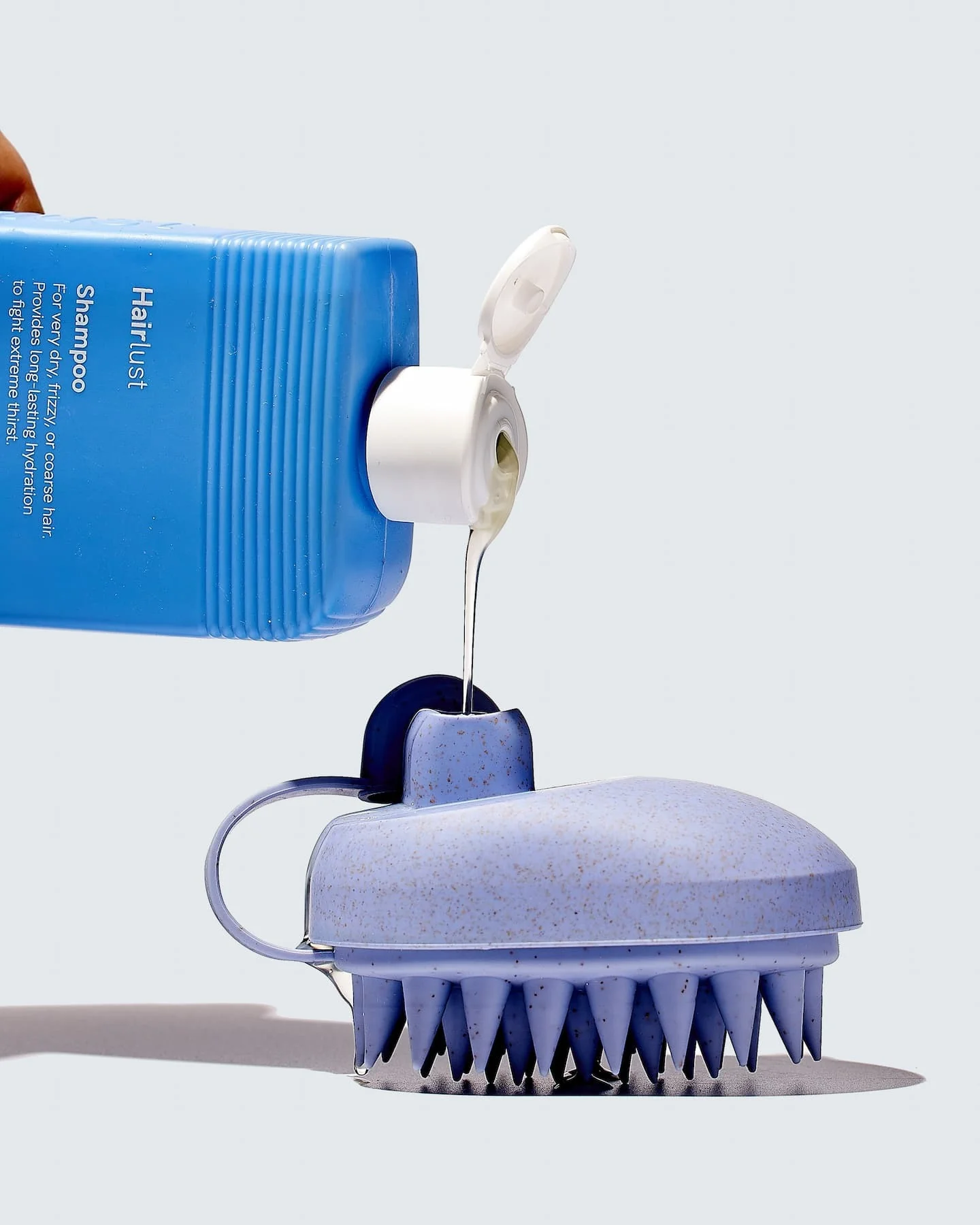 In-Shower Shampoo Brush, Blurple - Image 4