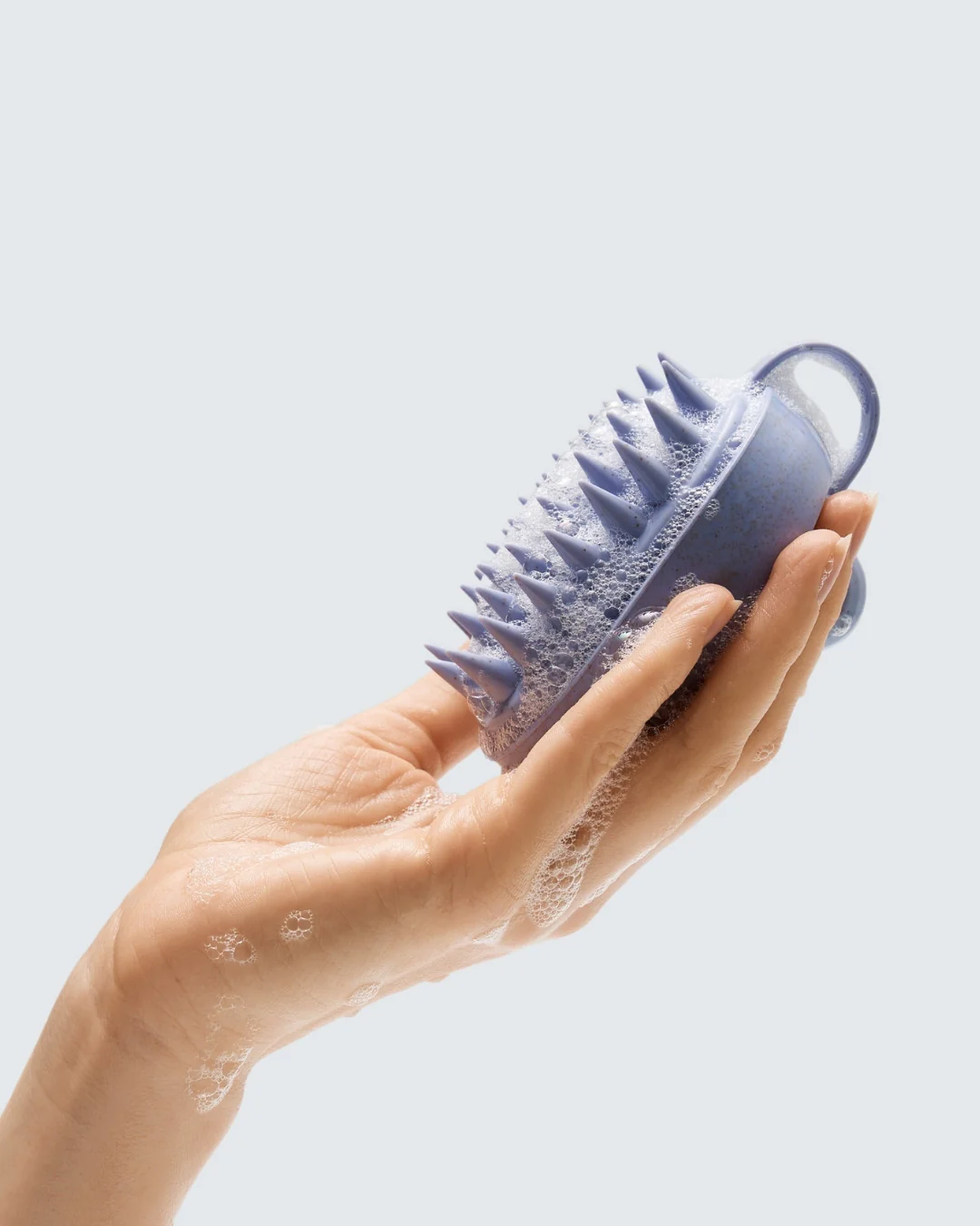 In-Shower Shampoo Brush, Blurple - Image 5