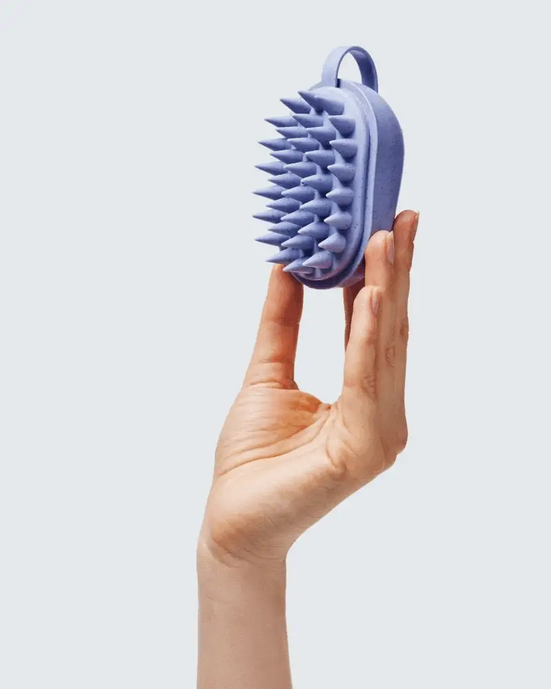 In-Shower Shampoo Brush, Blurple - Image 7