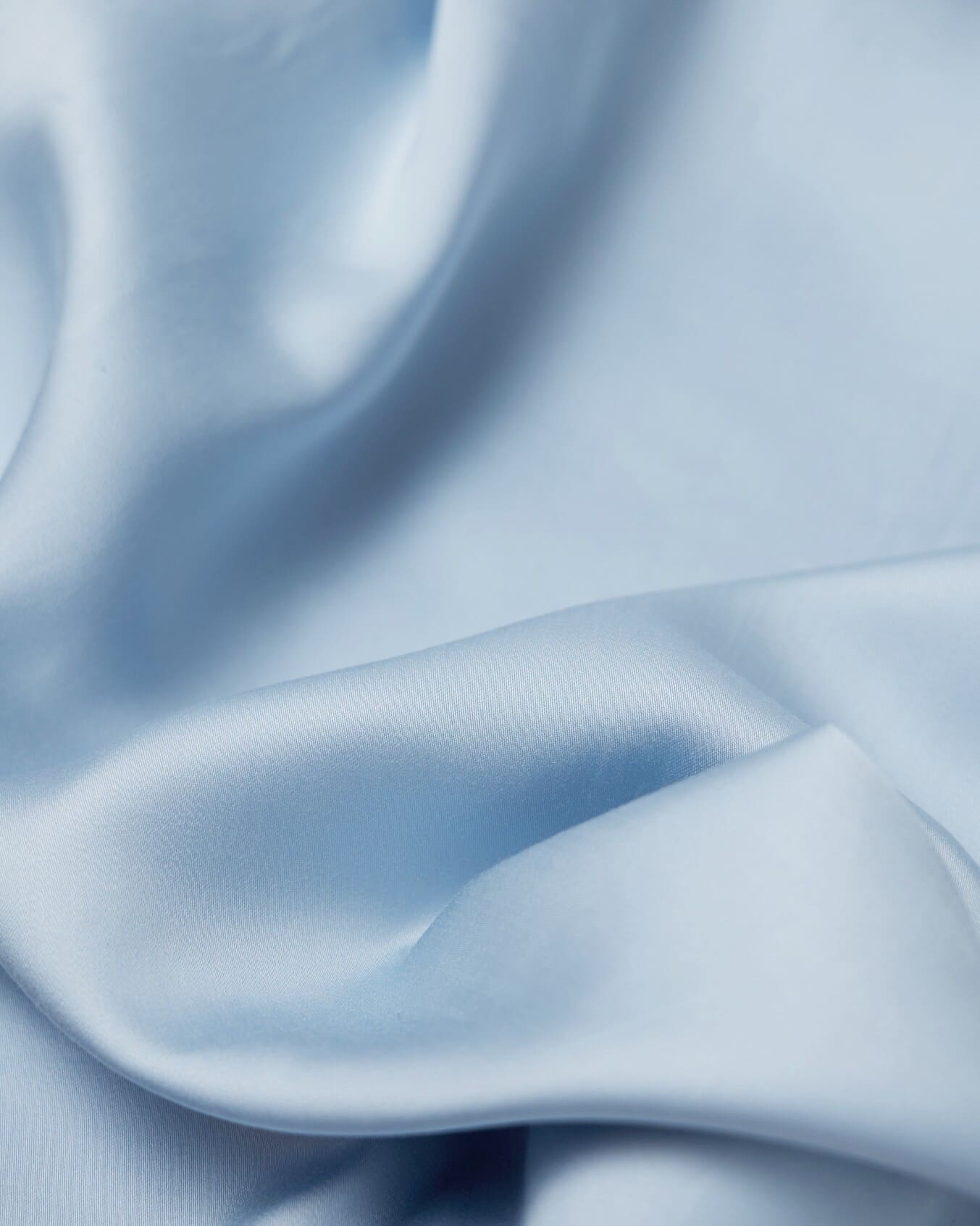 Silky Bamboo Duvet Cover, Sky Blue - Image 5