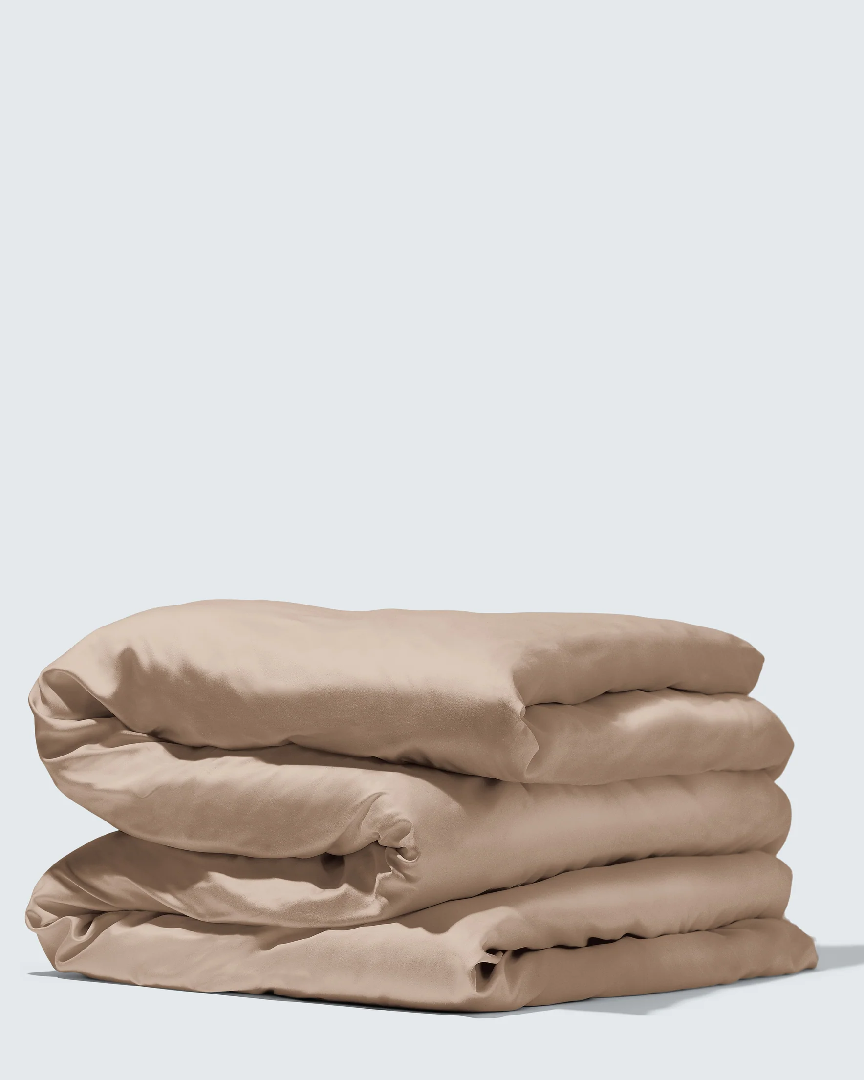 Silky Bamboo Duvet Cover, Taupe