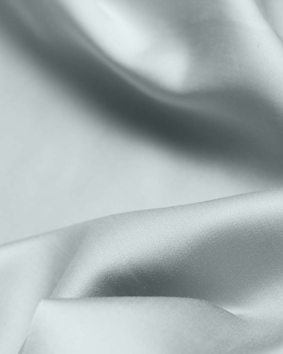 Silky Bamboo Pillowcase, Cloud Gray - Image 4