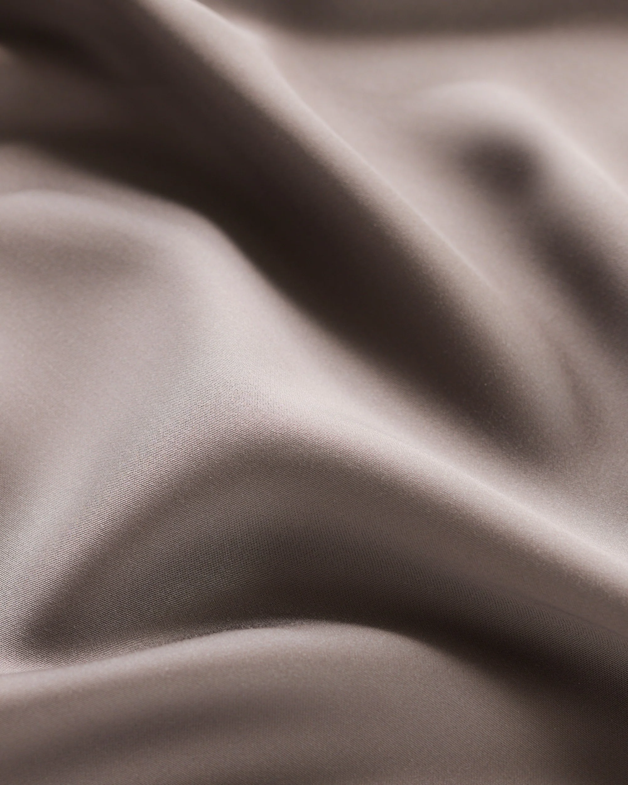 Silky Bamboo Flat Sheet, Dark Truffle - Image 4