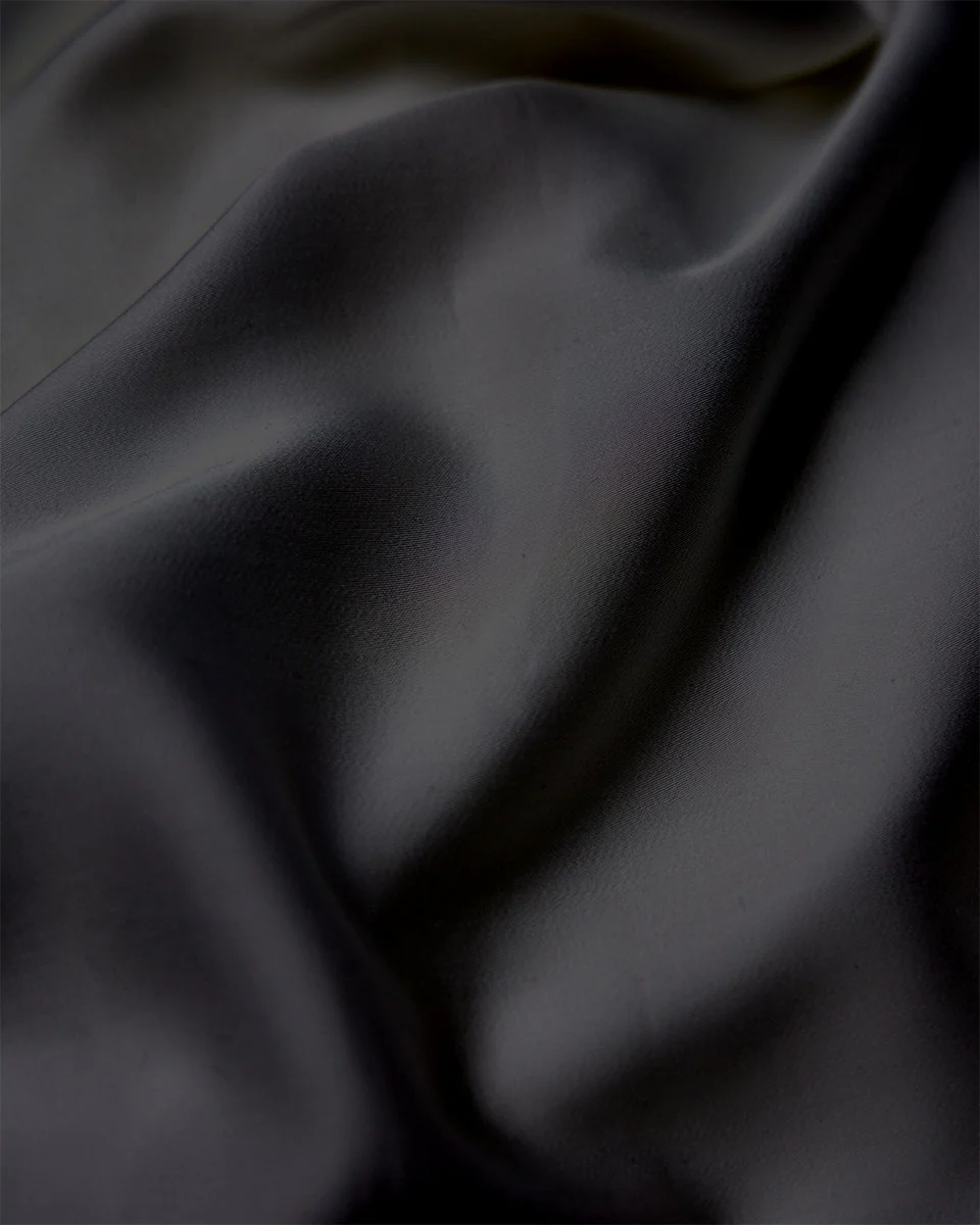 Silky Bamboo Flat Sheet, Jet Black - Image 5