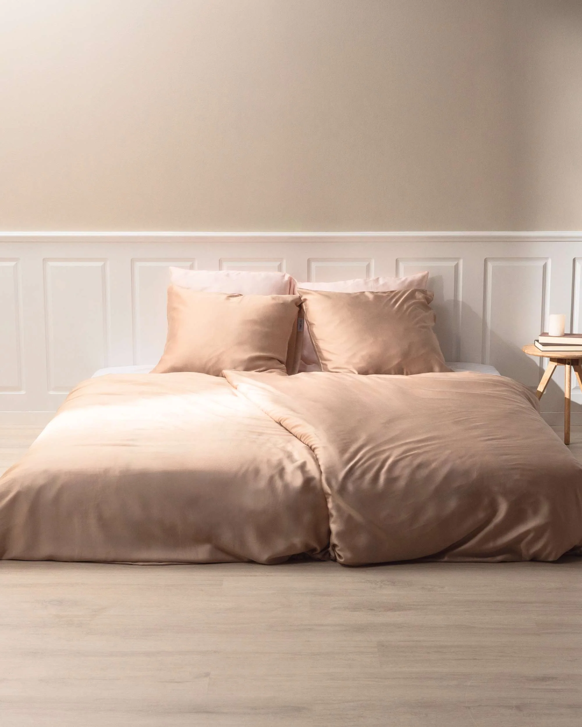 Silky Bamboo Flat Sheet, Latte - Image 3