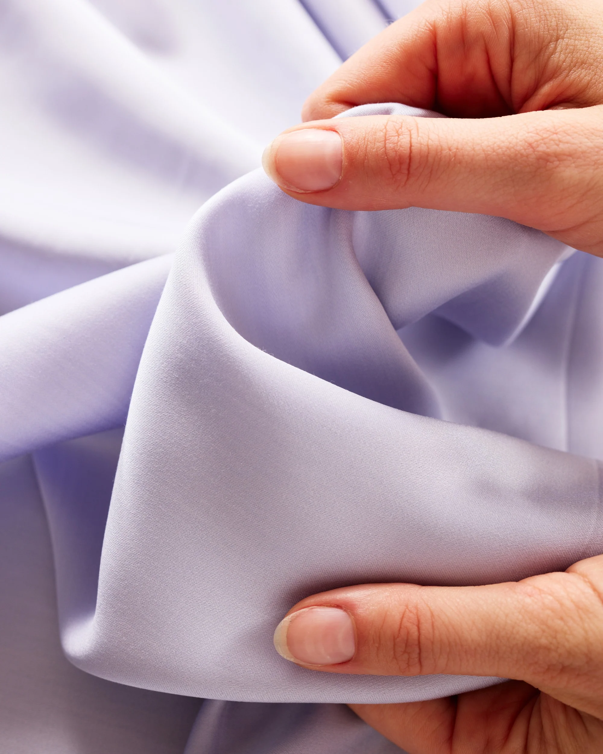 Silky Bamboo Flat Sheet, Lavender - Image 3