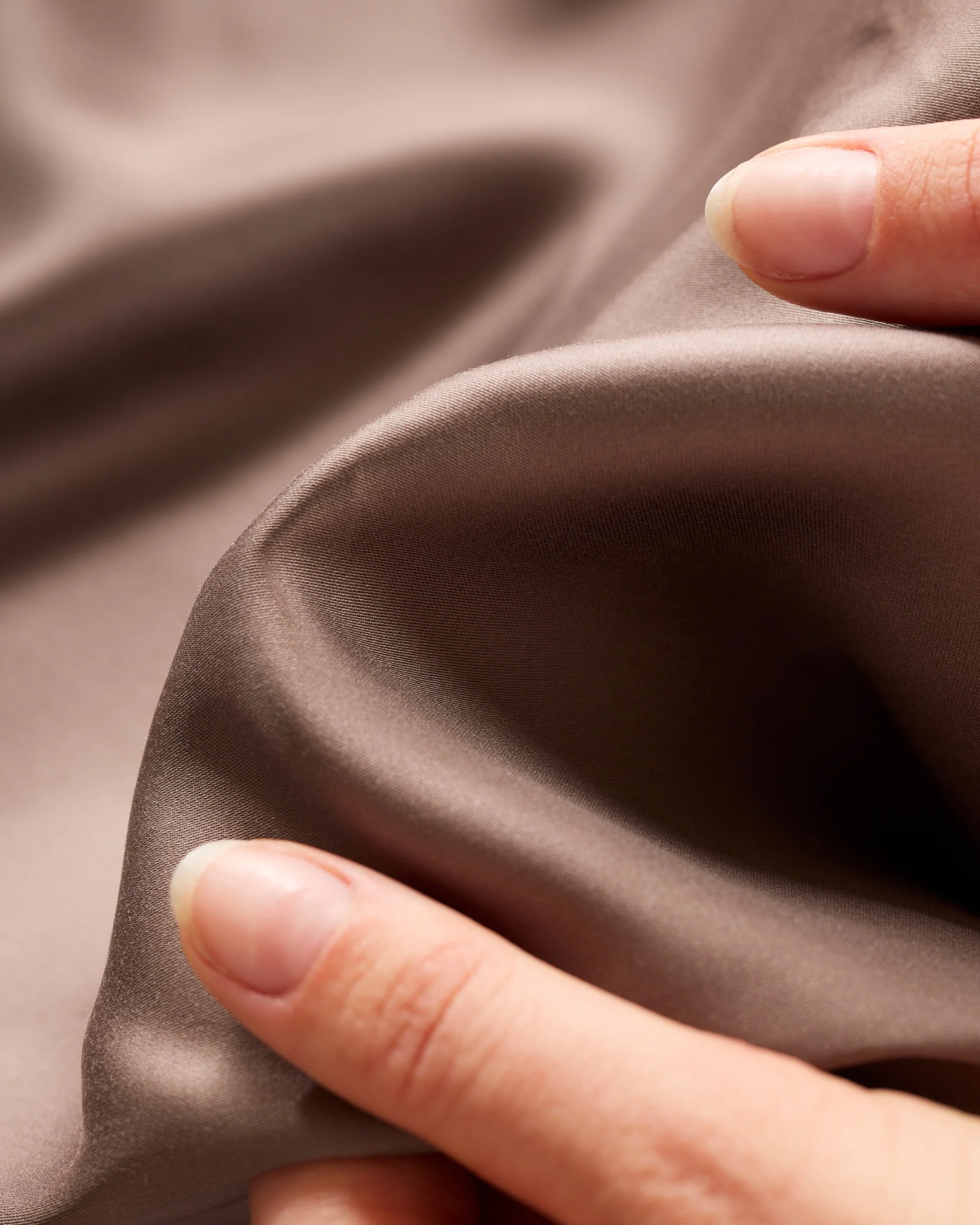 Silky Bamboo Flat Sheet, Mocha - Image 5