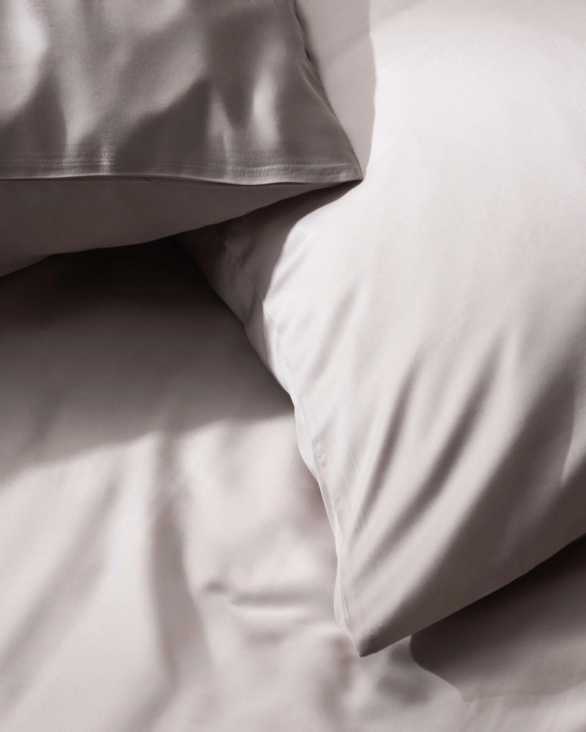 Silky Bamboo Pillowcase, Soft Gray - Image 3