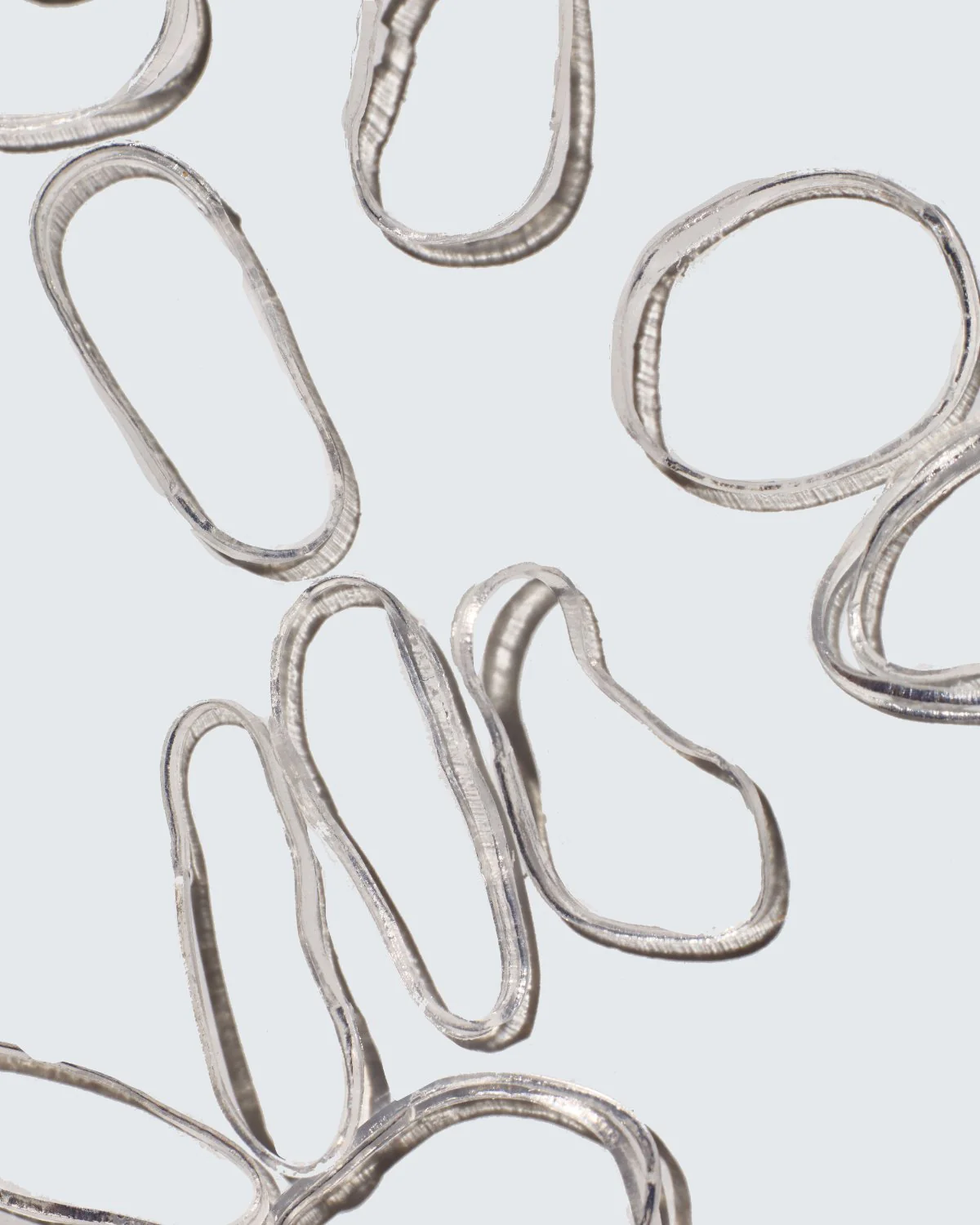 Snag-Free Elastic Hair Ties, 1000-Pack, Clear - Image 3