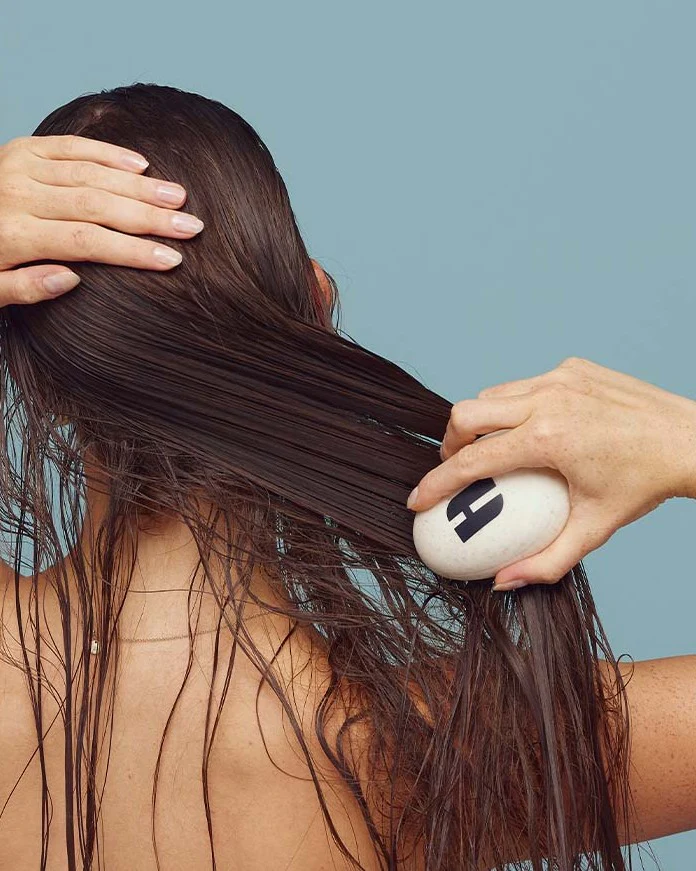 Wet Hair Detangler Brush, White - Image 4